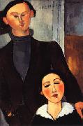 Amedeo Modigliani Jacques and Berthe Lipchitz oil painting on canvas